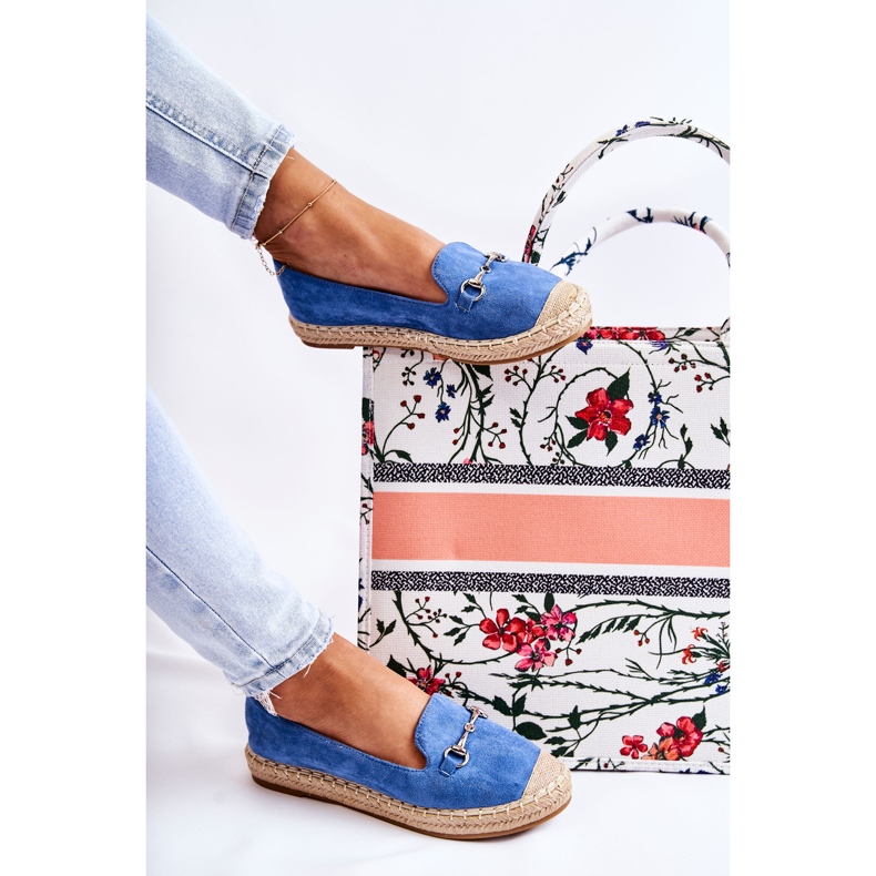 S.Barski Klassiska blå Oresa Slip-On Espadrilles för kvinnor 2