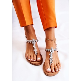 S.Barski Sommarsandaler för kvinnor Silver Margery silver- 1