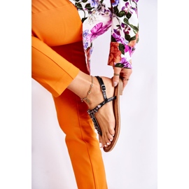 S.Barski Damsandaler för sommaren Svart Margery 2