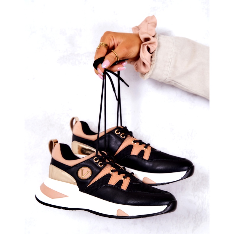 Vinceza Damsportskor Sneakers Svarta 4