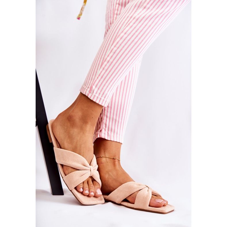 Velourtofflor för kvinnor Ljusrosa Vanilla Sky 1