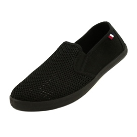 Atletico Openwork Slip-On skor för män WY18922 svart 3