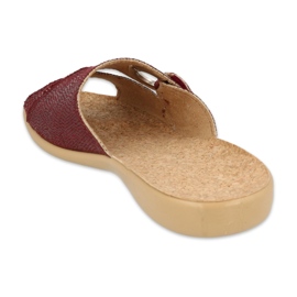 Befado damskor pu 265D021 brun röd 2