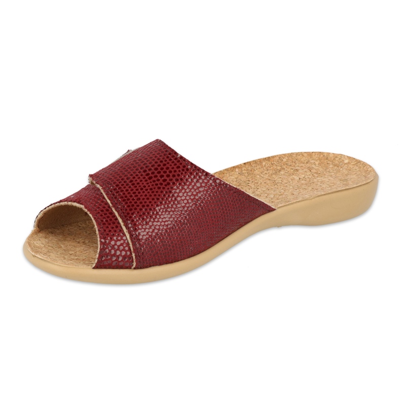 Befado damskor pu 265D021 brun röd 1