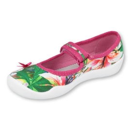 Befado barnskor 114X431 rosa grön 1