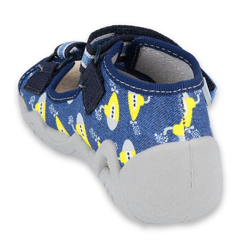 Befado gula barnskor 350P020 blå 2