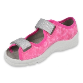 Befado barnskor 969X163 rosa silver- 1