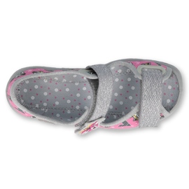 Befado barnskor 969X162 rosa silver- 2