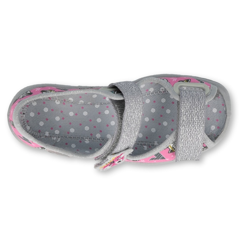 Befado barnskor 969X162 rosa silver- 2