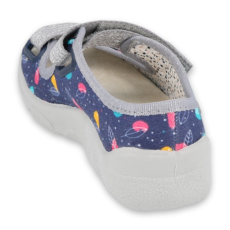 Befado barnskor 869X144 marinblå rosa grå 2