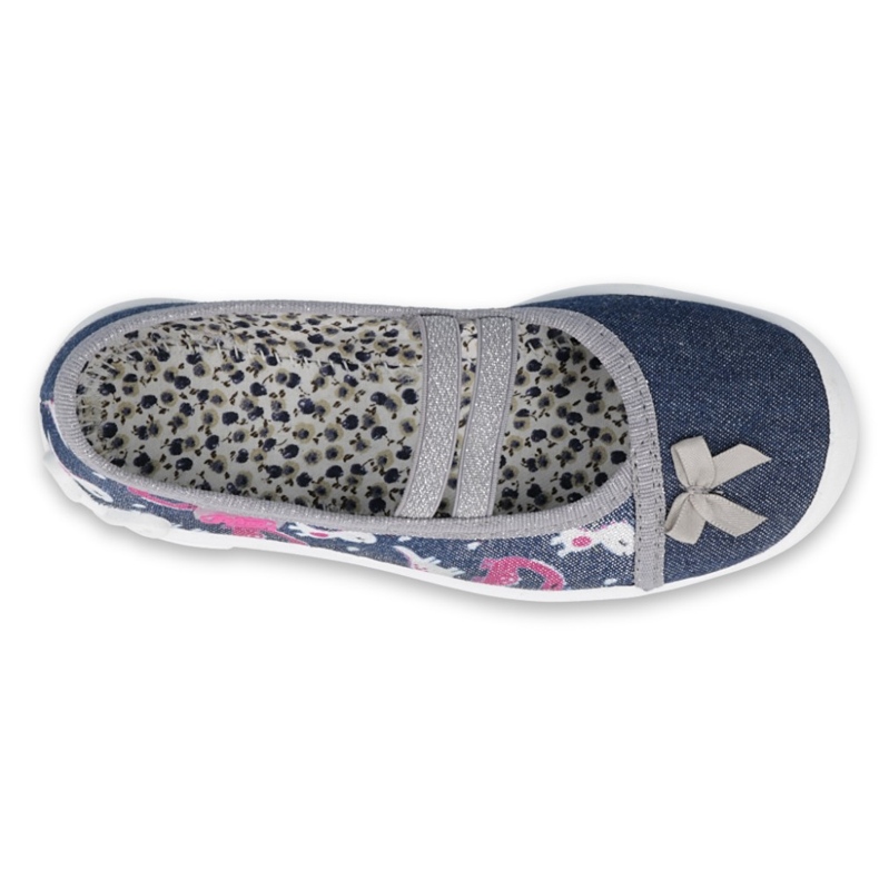 Befado barnskor 116X279 marinblå rosa silver- grå 1