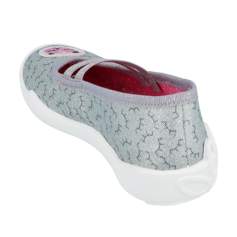 Befado barnskor 116X278 rosa grå 2