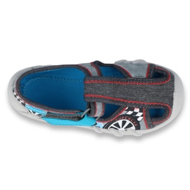 Befado barnskor 190P096 grå mångfärgad 1