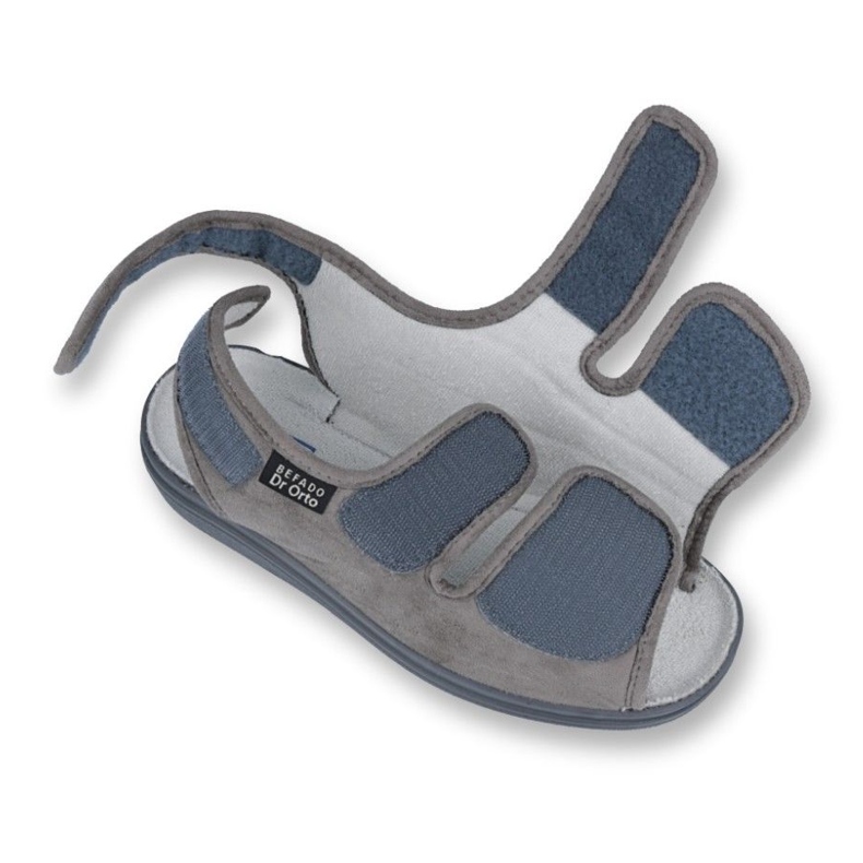 Befado herrskor pu 733M006 grå 1