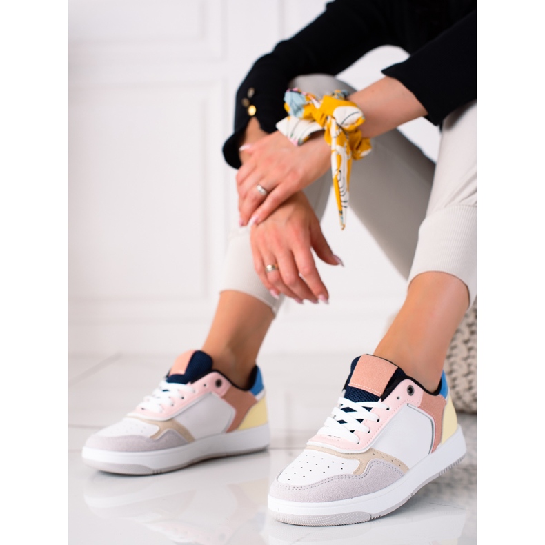 SHELOVET Färgglada damsneakers mångfärgad 1