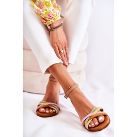 Fashionabla damsandaler Maciejka L4953-04 Flerfärgad beige mångfärgad 2