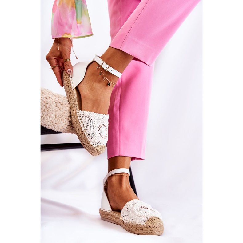 PS1 Damsandaler Openwork Espadrilles Vit Murillo 2