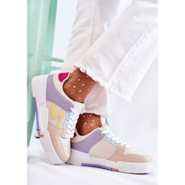 PS1 Damsportskor Beige Francis mångfärgad 1