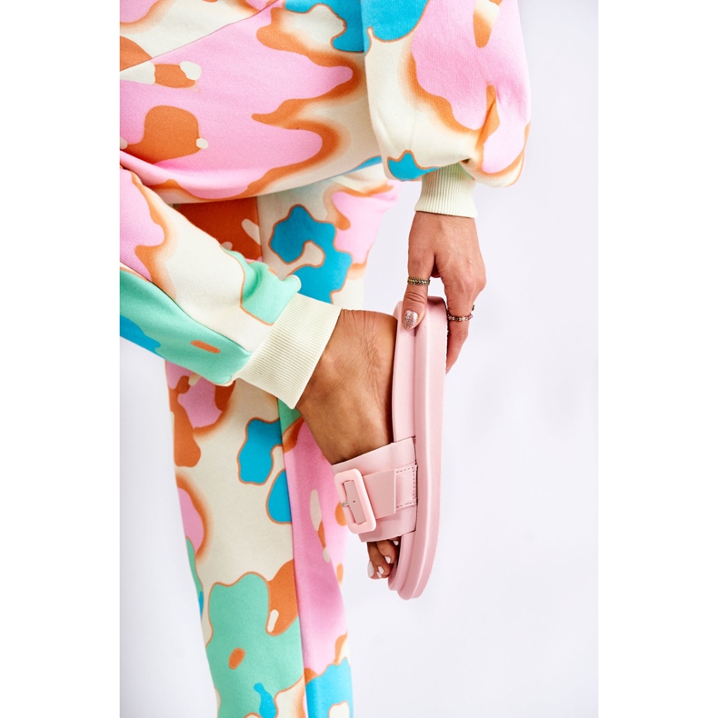 Damtofflor med ett spänne Rosa Devia 1