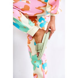 Gröna tofflor för kvinnor med ett spänne Devia 2