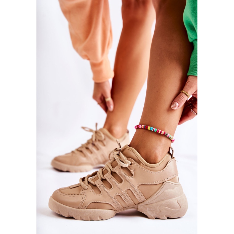 PG2 Damsportsneakers Azella beige skor 1
