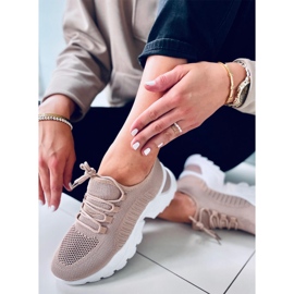 Thorne Khaki socksneakers beige 1