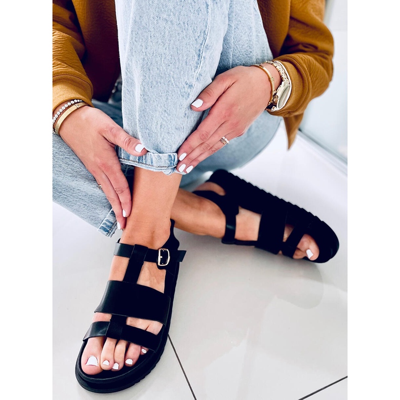 Patsy Black damsandaler svart 1