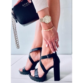 Sandaler på Spencer Black-plattformen svart 2