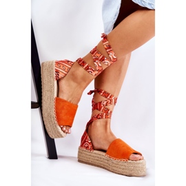 FB2 Mocka Orange Wedge Sandaler Livia 2