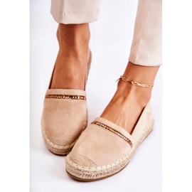 S.Barski Klassiska Beige Slip-on Espadrilles Cersei för kvinnor 1