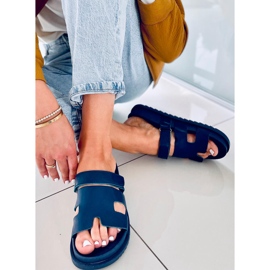 Tawnyblå tofflor för kvinnor 1