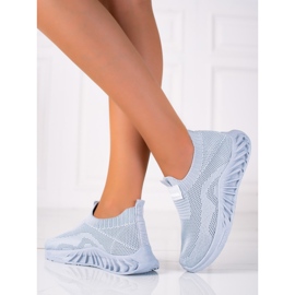 SHELOVET Slip-on sportskor grå 1