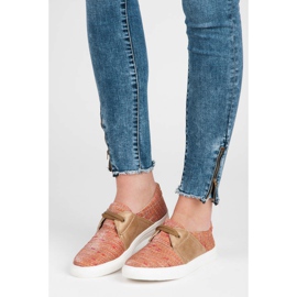 Kylie Sneakers Med Etniskt Mönster orange 1