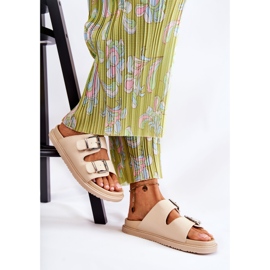 PJ1 Klassisk beige Slip-ons Weston för kvinnor 1