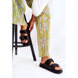 PJ1 Klassiska svarta tofflor för damer Weston 2