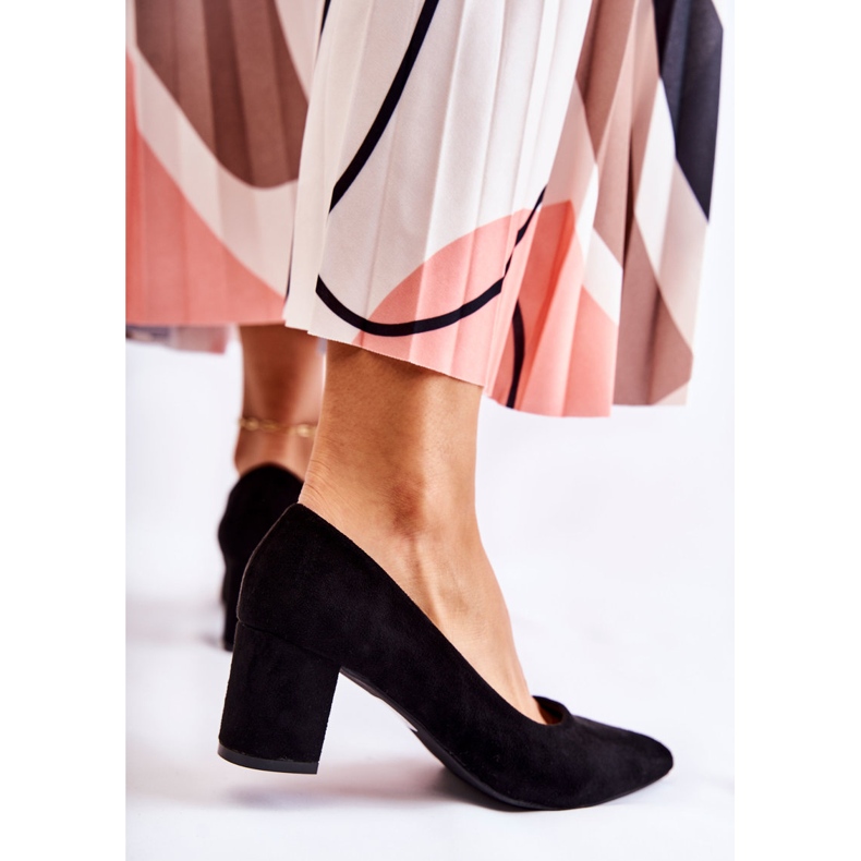 PS1 Klassiska mockapumpar på en stång Svart Lency 1