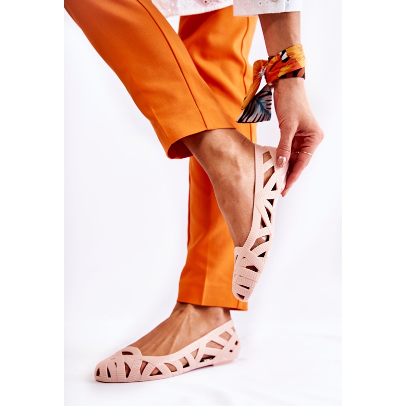 PH1 Naken Indila gummiballerinor för kvinnor beige 1