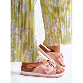 PG1 Tofflor På Den Så Bekväm Rosa Plattformen 2