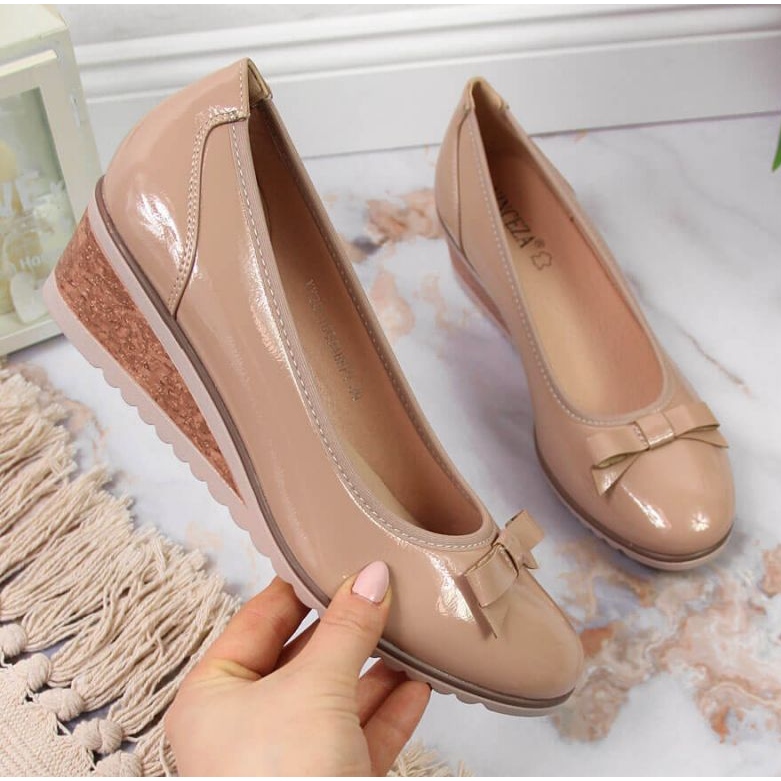 Kilpumpar beigelackerade W Vinceza 1