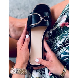 Arizona Svarta damtofflor 1