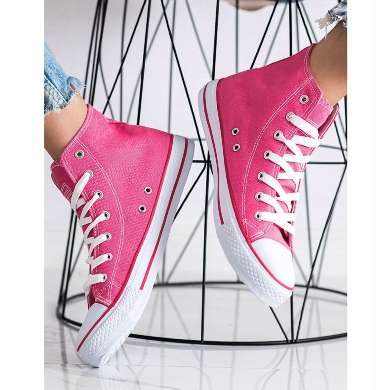 New Age High Sneakers rosa 1
