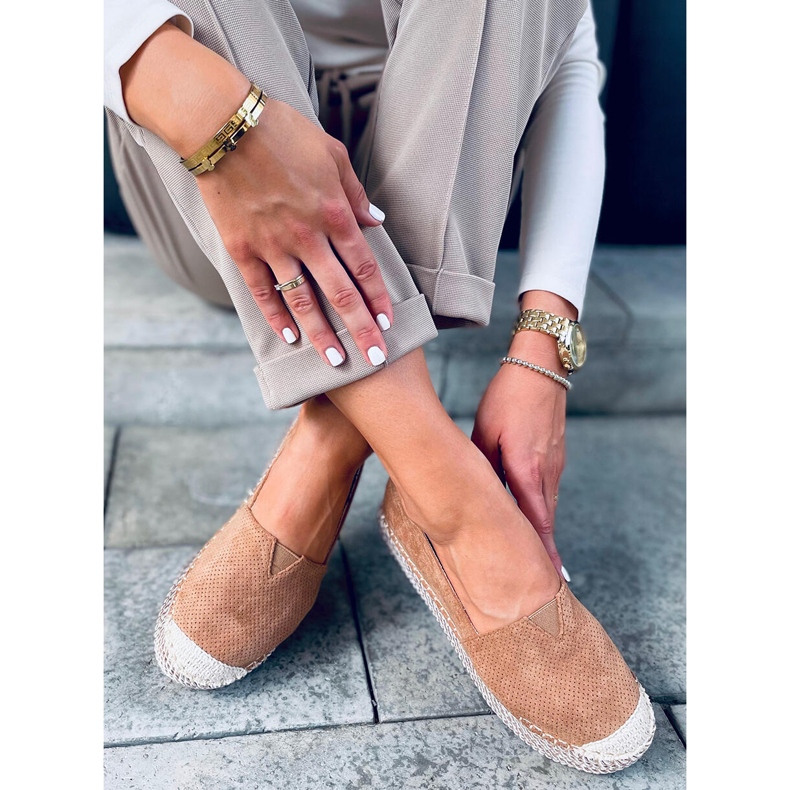 Callie Camel espadrillor för kvinnor brun 2