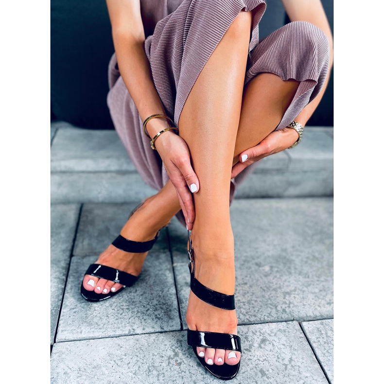 Sandaler på hög klack Amanda Black svart 2