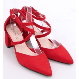 Sandra Röda höga klackar 1