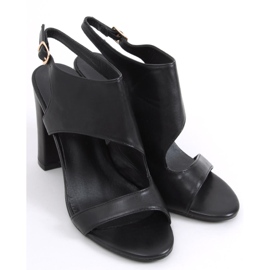 Jessica Black högklackade sandaler svart 2