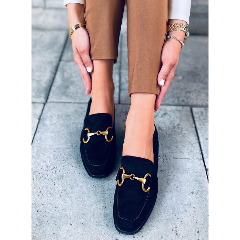 Linda Black dam loafers svart 2