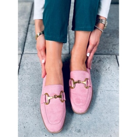 Linda Pink dam loafers rosa 1