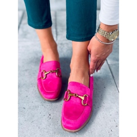 Linda Fushia loafers för dam rosa 1