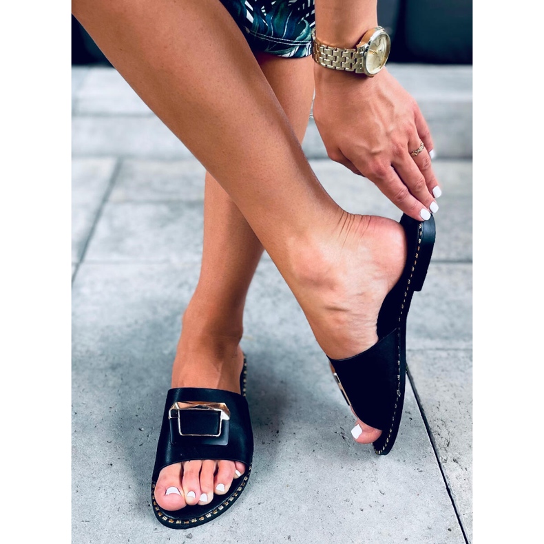 Linn Svarta damsandaler 2