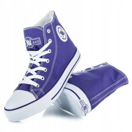 New Age High Sneakers violett 1